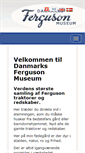 Mobile Screenshot of fergusonmuseum.dk